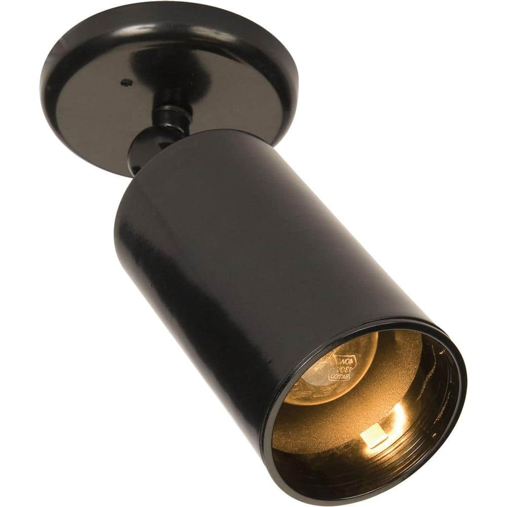 Spots 1-Light Black Flushmount price history on PriceWatchPro