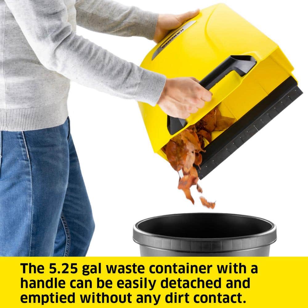 Karcher Yellow and Black Outdoor Push Sweeper