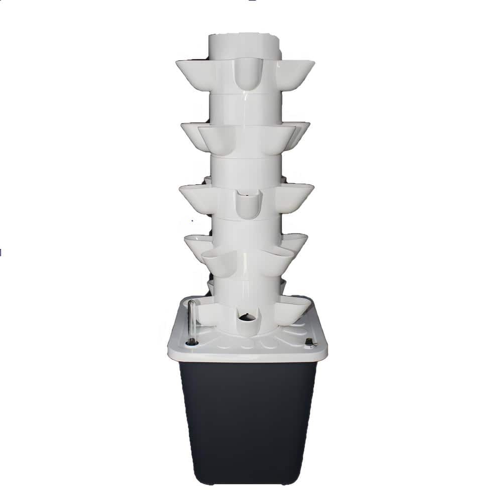 Reviews for Standard Hydroponic Tower 25 hole 5 Tier Kit Indoor