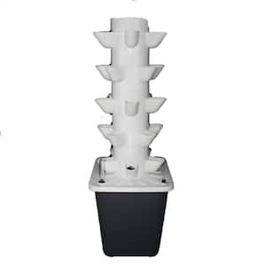 Standard Hydroponic Tower - 25 hole 5 Tier Kit Indoor Hydroponic Garden - Vertical Hydroponic Garden