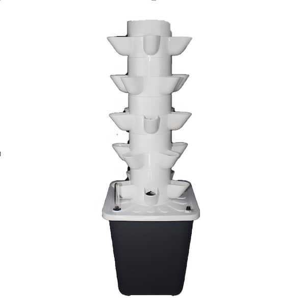 Reviews for Standard Hydroponic Tower 25 hole 5 Tier Kit Indoor