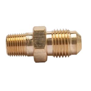 5/16 in. Flare x 1/8 in. MIP Brass Adapter Fitting (30-Pack)