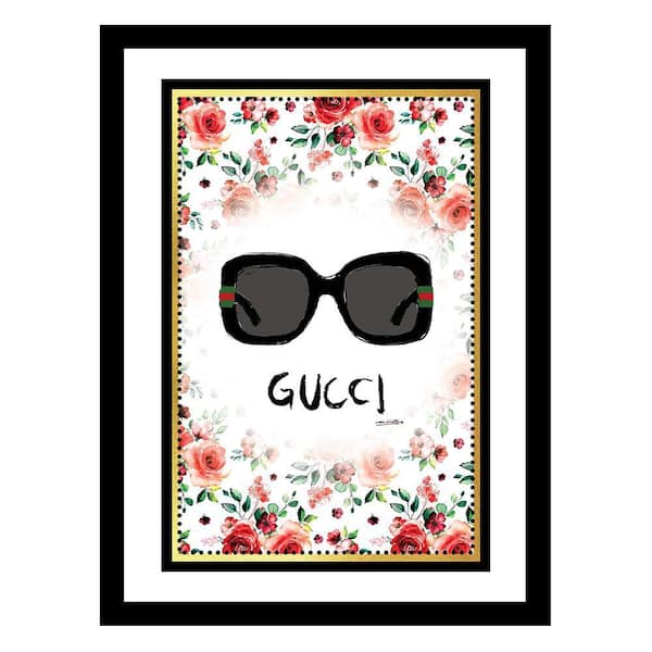 VENICE BEACH Collections Fashion Glam Designer Sunglasses Fairchild Paris 1-Piece Framed Graphic Print Abstract Poster Art Print 18 in. x 14 in.