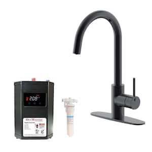HotMaster 3-in-1 Single-Handle Faucet with Carbon Filter and DigiHot Instant Hot Water Tank in Oil Rubbed Bronze