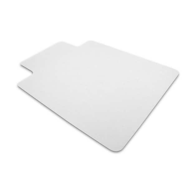 Valuemat Clear 35 in. x 47 in. Vinyl Lipped Indoor Chair Mat for Hard Floor