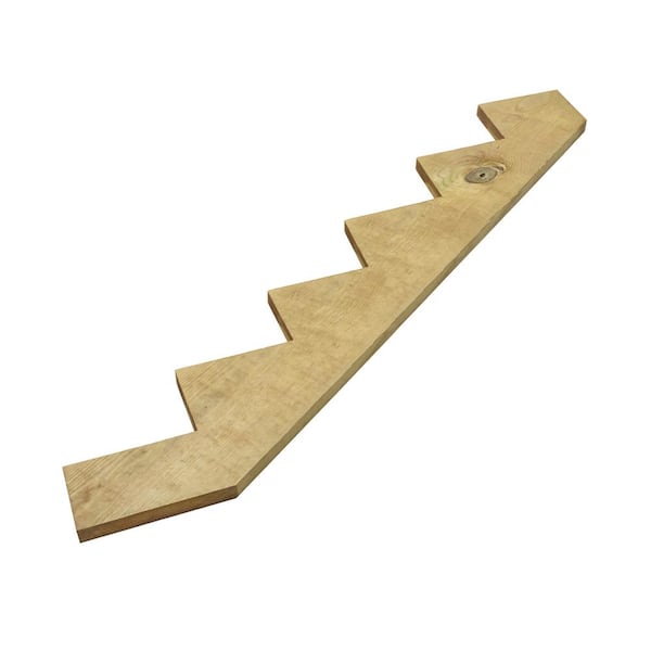 ProWood 6-Step Ground Contact Pressure Treated Pine Stair Stringer