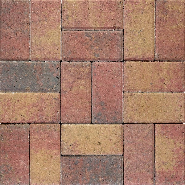Holland 7.75 in. x 4 in. x 1.75 in. Old Town Blend Concrete Paver