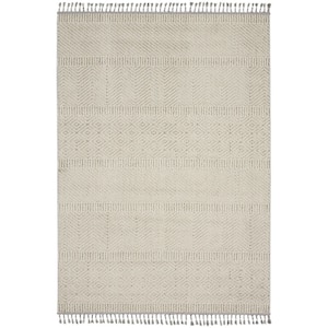 Paxton Taupe 5 ft. x 8 ft. Geometric Contemporary Area Rug