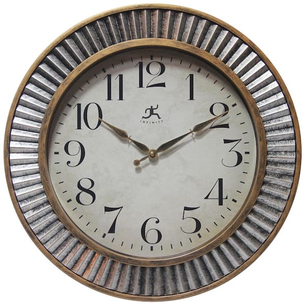 Infinity Instruments Ruche 16 in. Industrial-Style Wall Clock