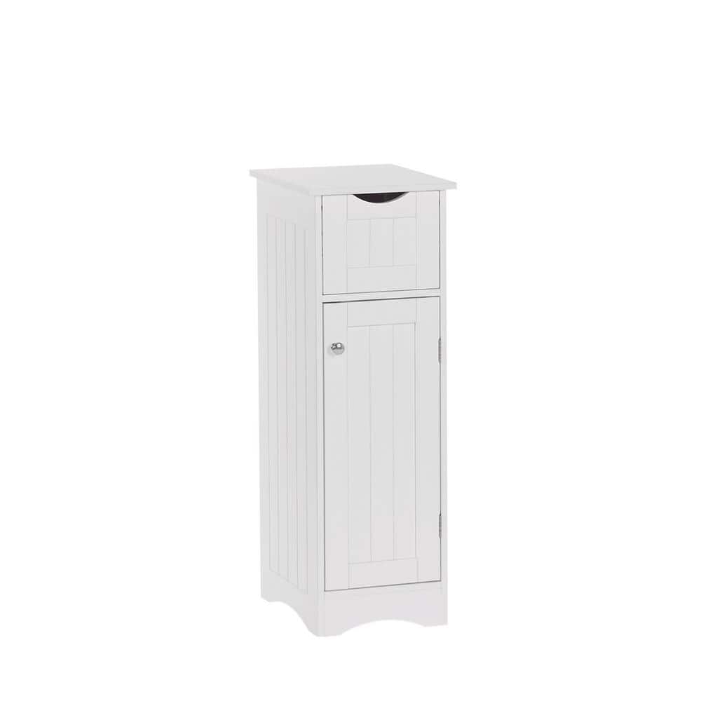 Tangkula Bathroom Storage Cabinet, 63 Inch Tall Narrow Storage