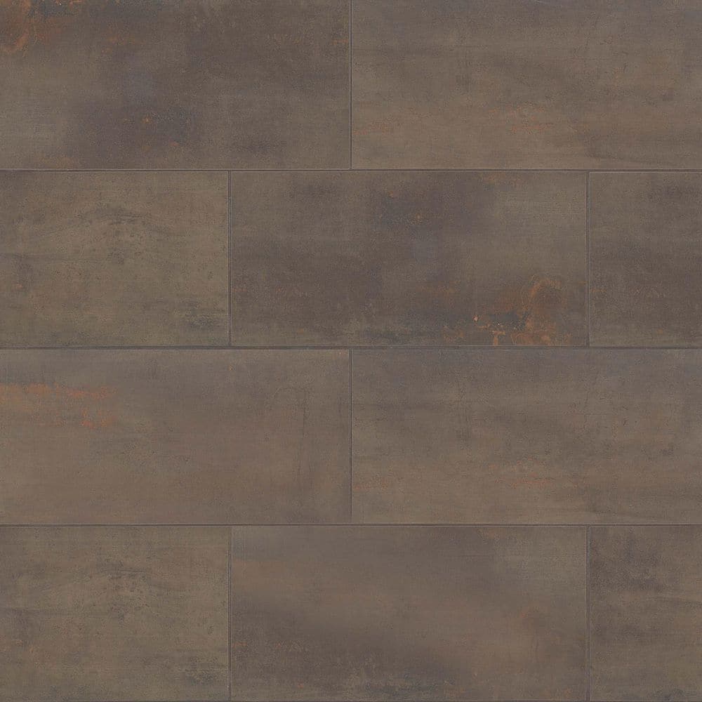 Rebel 12 in. x 24 in. Floor and Wall Porcelain Tile in Bronze (11.63 sq. ft./Case) price history on PriceWatchPro