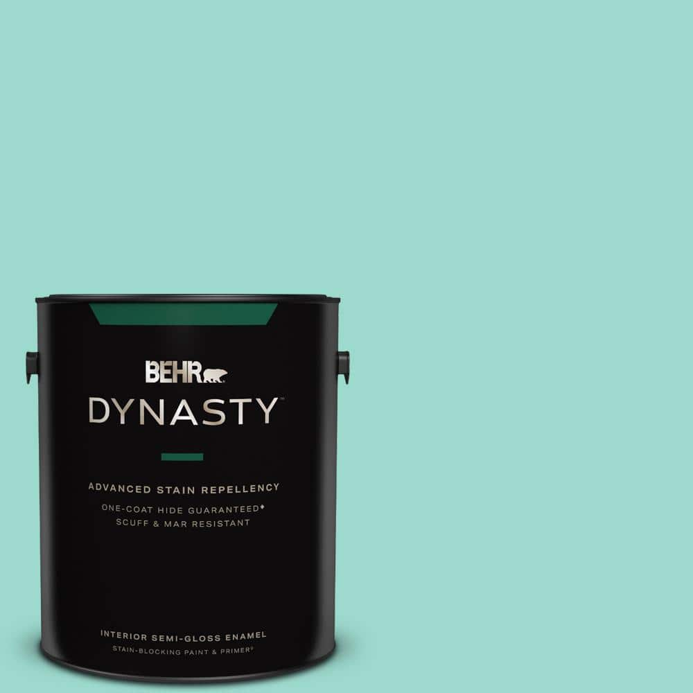 BEHR DYNASTY 1 gal. #P440-3 Fish Pond One-Coat Hide Semi-Gloss