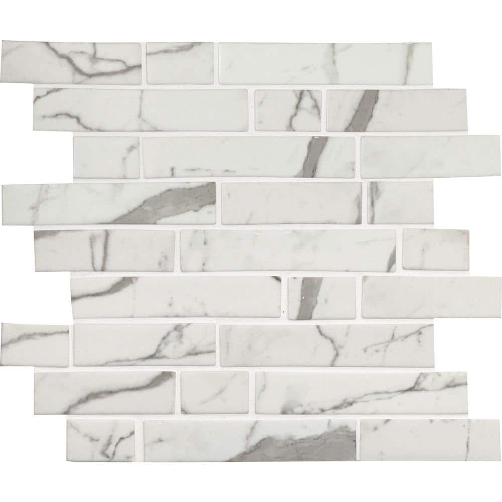 MSI Take Home Tile Sample - Statuario Celano 4 In. X 4 In. Interlocking ...