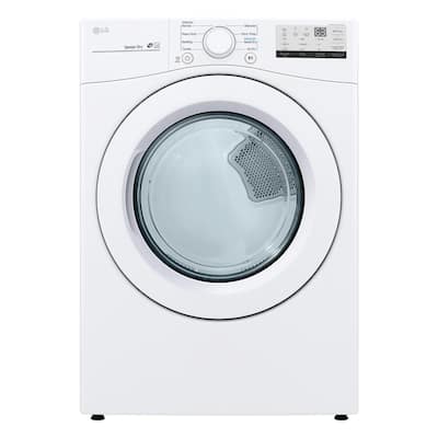 7.4 cu. ft. Vented Smart Electric Dryer with Sensor Dry in White