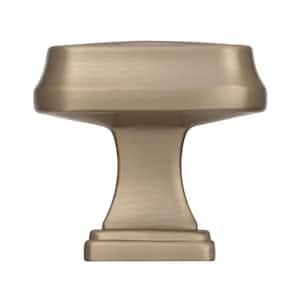 Revitalize 1-1/4 in (32 mm) Length Golden Champagne Square Cabinet Knob
