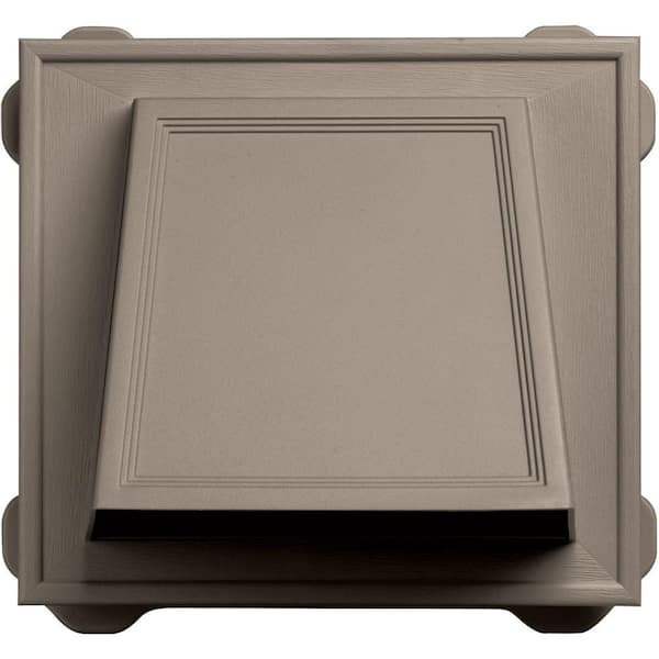 Builders Edge 6 in. Hooded Siding Vent #097-Clay