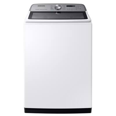 5.4 cu. ft. High-Efficiency White Top Load Washing Machine with Super Speed and Steam, ENERGY STAR
