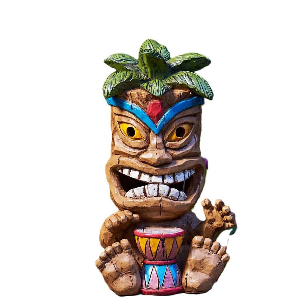 5.91 in. x 5.12 in. x 10.43 in. Tiki Statue Decoration-Solar Power Light price history on PriceWatchPro