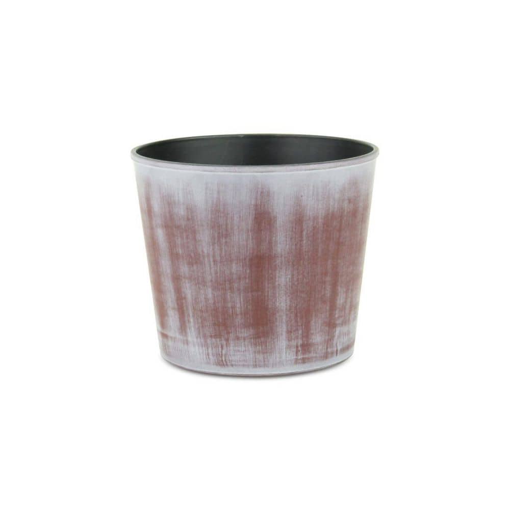 72 gal. Brown, Ivory Indoor Plastic Round Planter with Weather Resistance (6 in. L x 6 in. W x 5 in. H) 1-Pack price history on PriceWatchPro