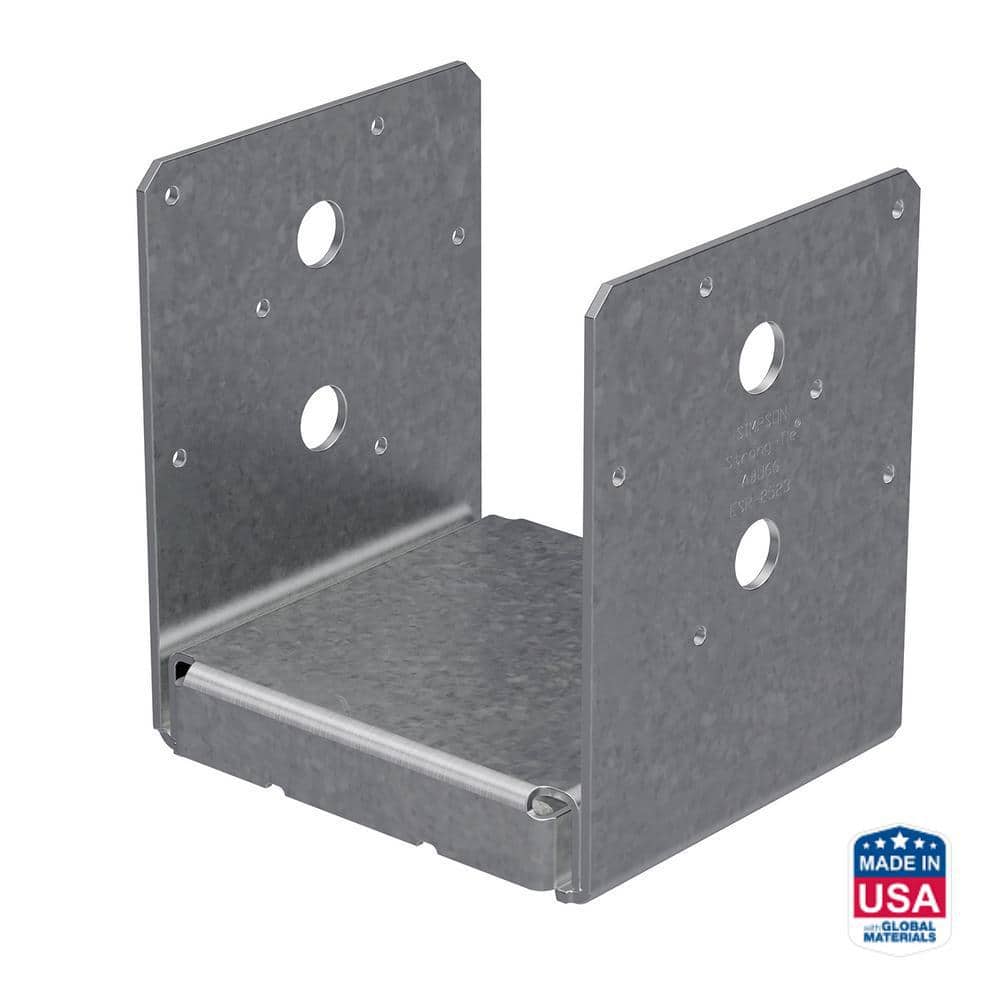 Simpson Strong-Tie ABU ZMAX Galvanized Adjustable Standoff Post Base for  6x6 Nominal Lumber ABU66Z - The Home Depot