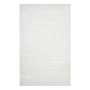Chevelle Contemporary Ivory 10 ft. x 14 ft. Handmade Area Rug