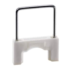 CableBoss 3/8 in. Plastic and Metal Staples, White (200-Pack)
