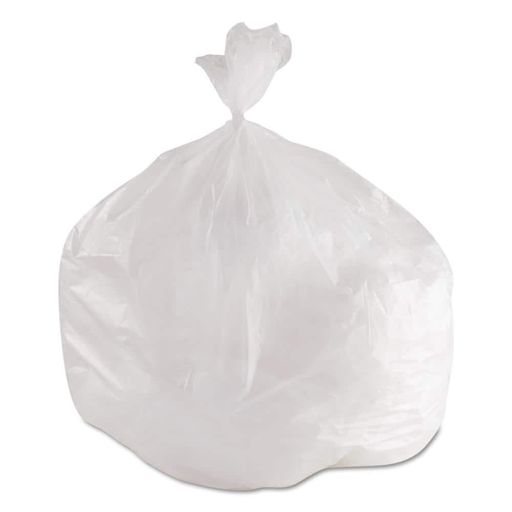 55 Gallon Trash Bags Garbage Can Liners Clear 43 x 48 Inch 22 Micron 150