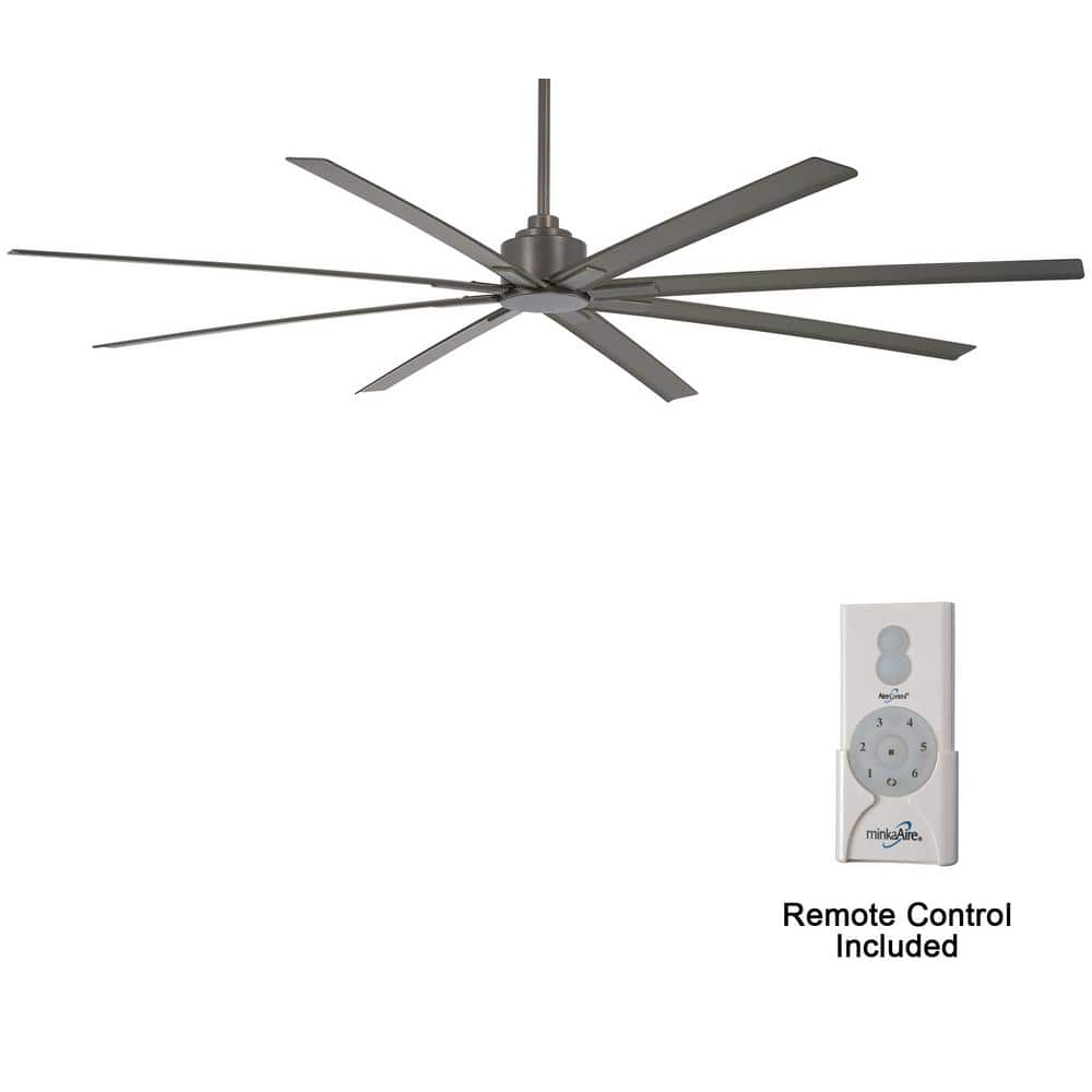 MINKA-AIRE Xtreme H2O 84 in. Indoor/Outdoor Smoked Iron