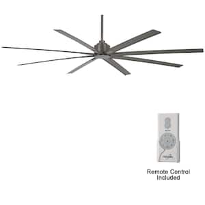 Xtreme H2O 84 in. Indoor/Outdoor Smoked Iron Ceiling Fan with Remote Control