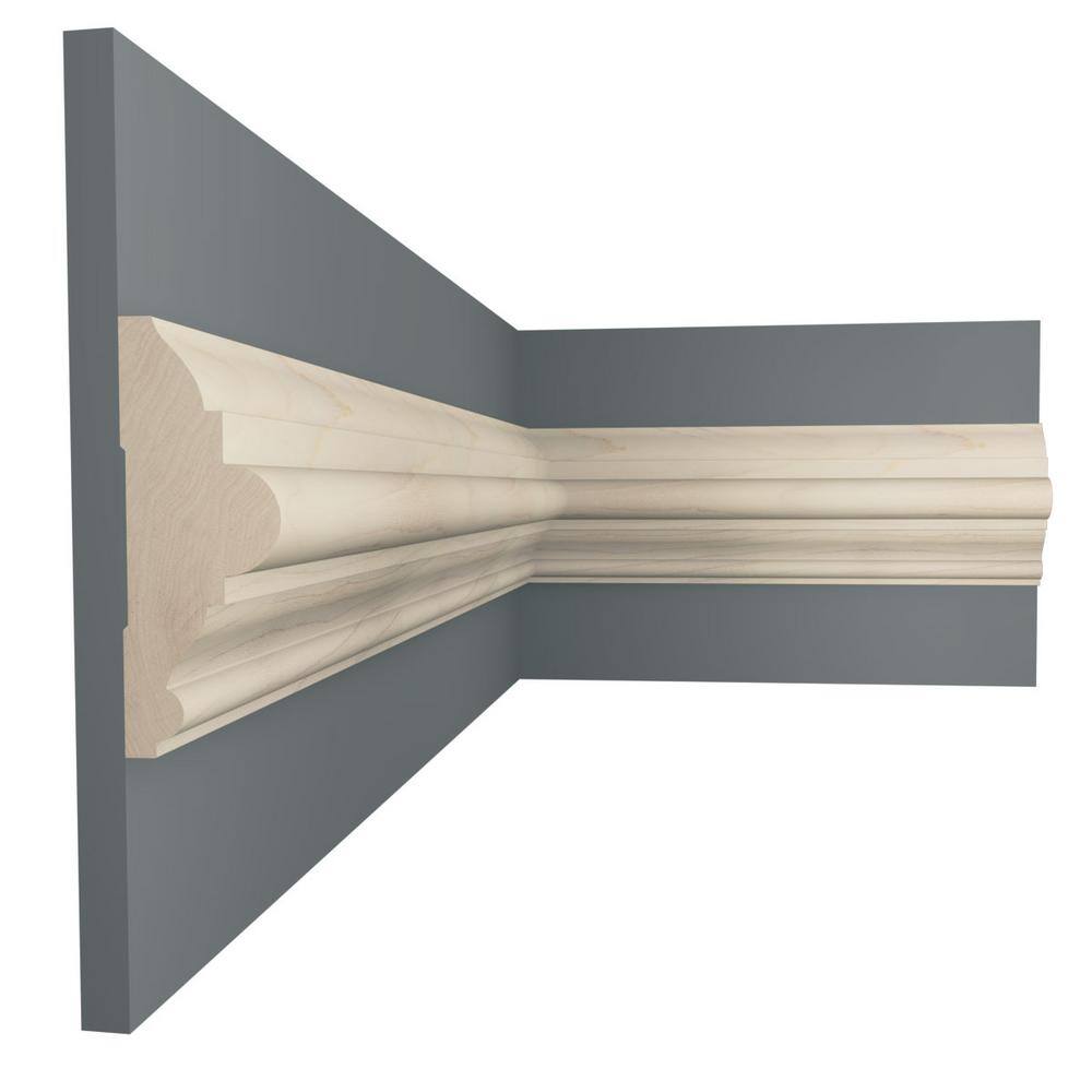 Maple Solid Hardwood Chair Rail Moulding 96" Length