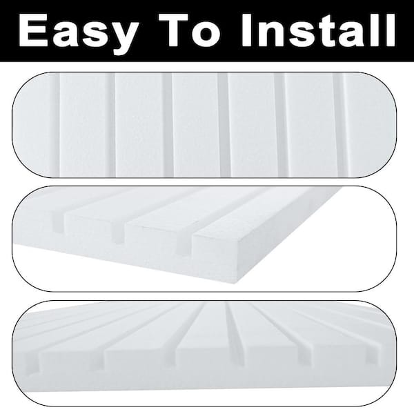 Wellco 24 in. x 48 in. x 1.25 in. Garage Door Insulation Kit (8