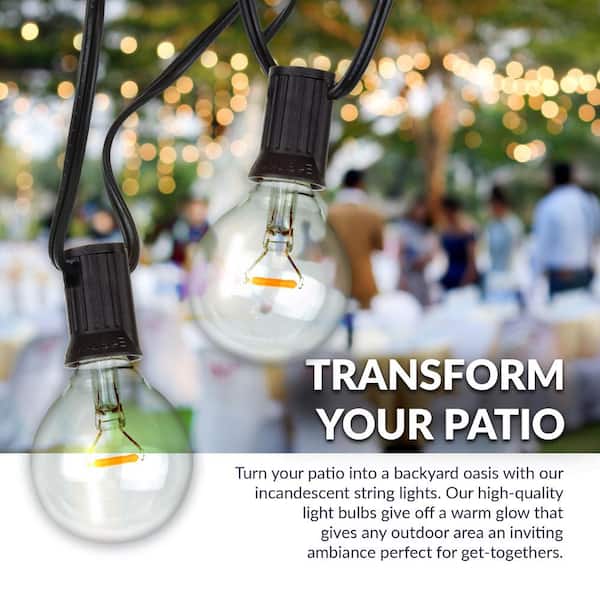 Newhouse Lighting 17 Ft Led Outdoor, Party Patio Lights