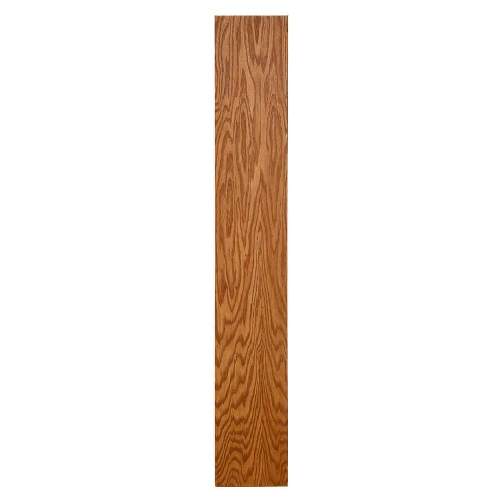 Classic Farmhouse 72" Adjustable Dry Oak Wood Bookcase