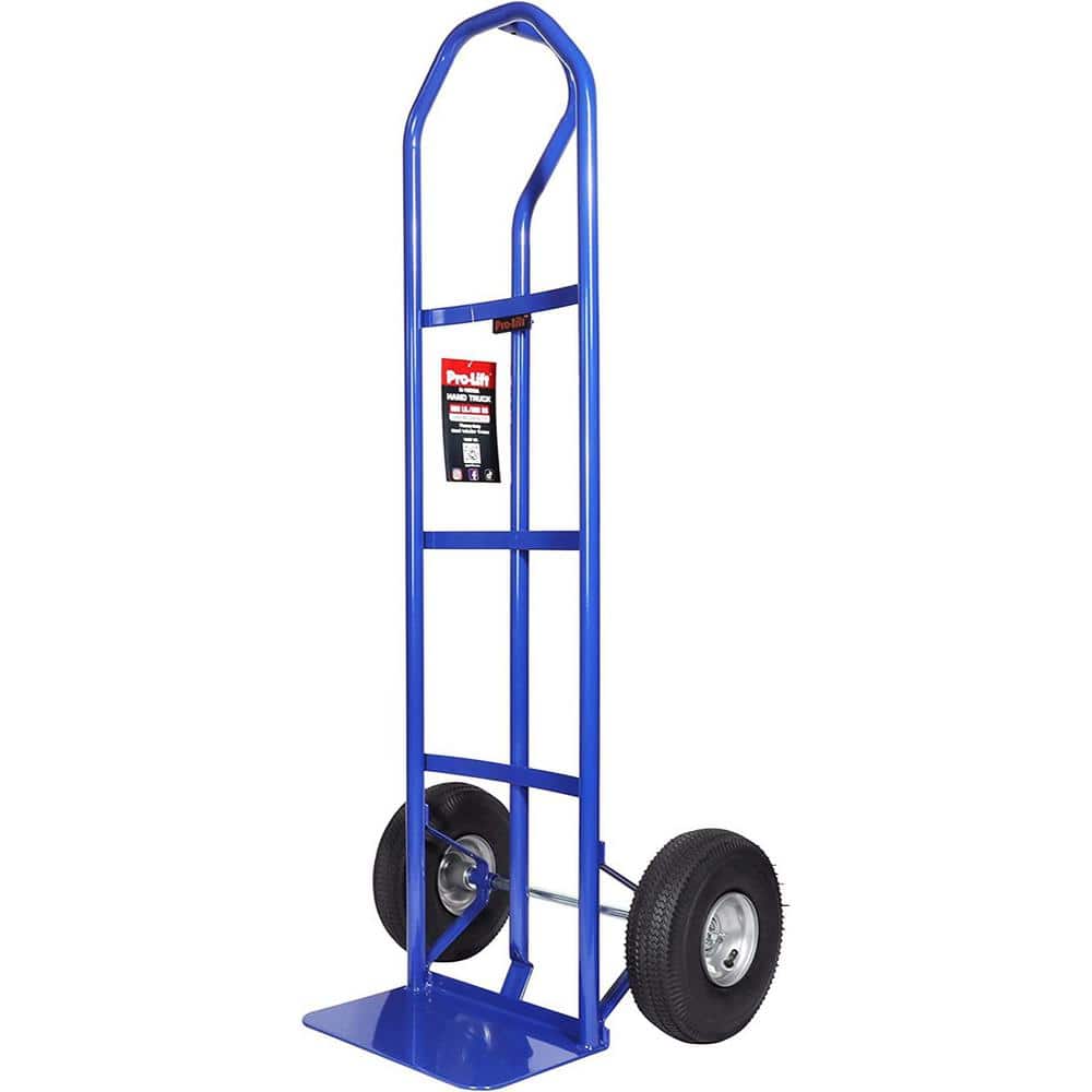 Pro-Lift Blue Heavy Duty Steel Hand Truck with Pneumatic Wheels