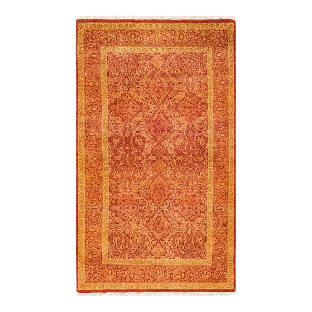 Mogul Orange 3 X 5 Oriental Wool Indoor Area Rug price history on PriceWatchPro