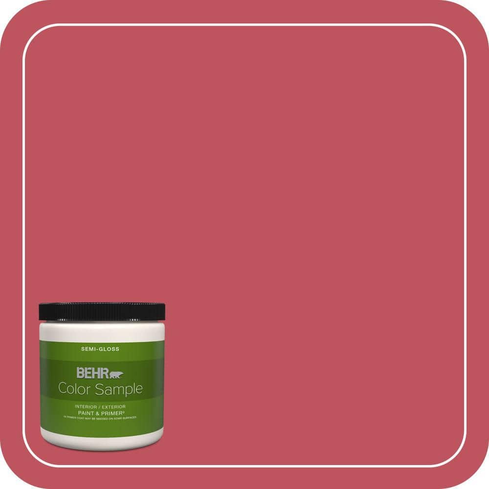 8 oz. #P140-6 Hibiscus Flower Semi-Gloss Interior/Exterior Paint & Primer Color Sample price history on PriceWatchPro