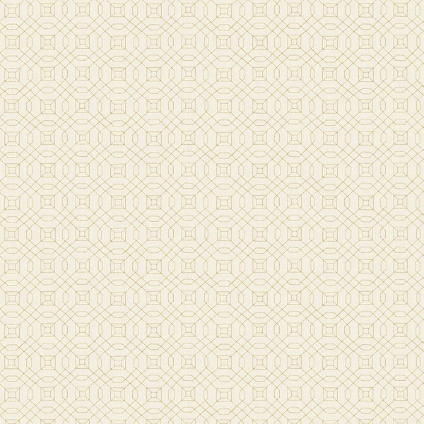 Unbranded Metallic FX Sand and Gold Geometric Non-Woven Paper Wallpaper