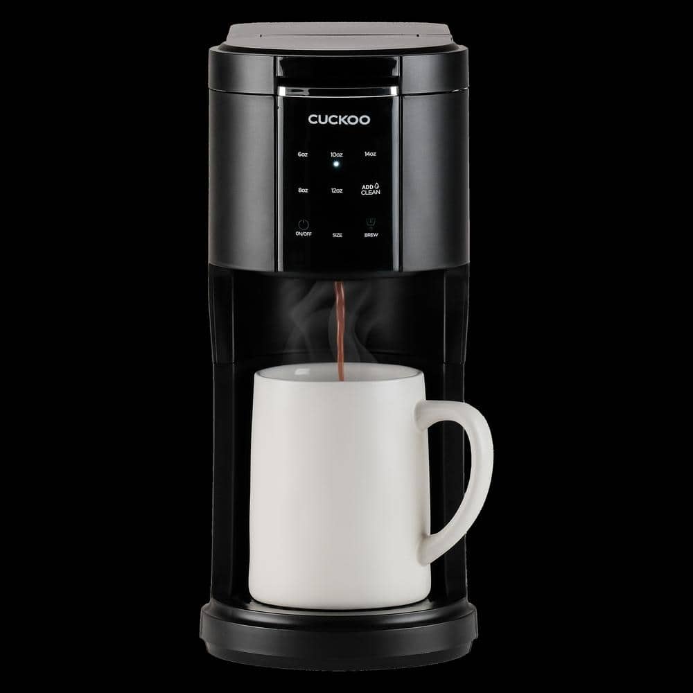 Cuckoo Electronics CCM-AK011B CUCKOO Electric 3-in-1 Coffee Maker Uses Ground Coffee/ K-Cup Pod / Loose Tea Leaves Single Serve Coffee Brewer and Tea Maker (CCM-AK011B)
