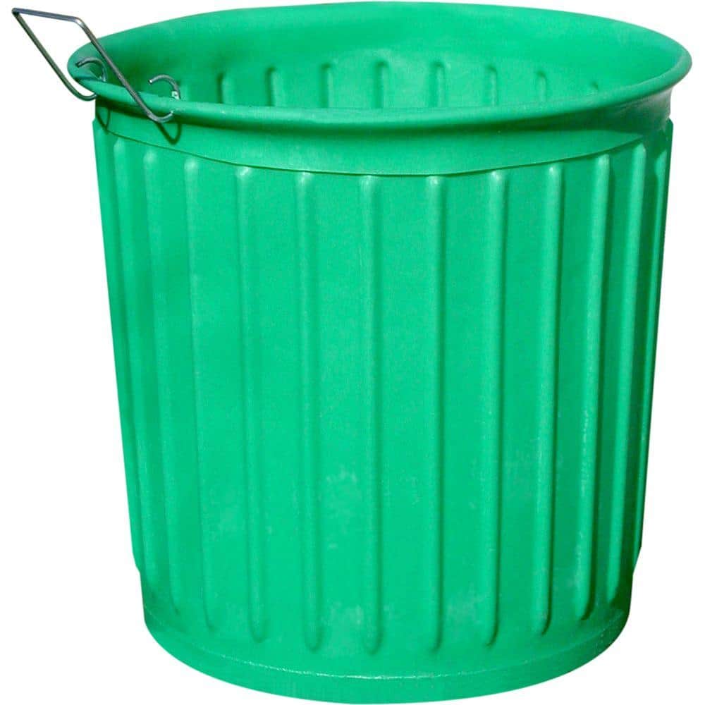 Chem-Tainer Industries 60 gal. Green Round Carry Barrel Trash Can CBR60