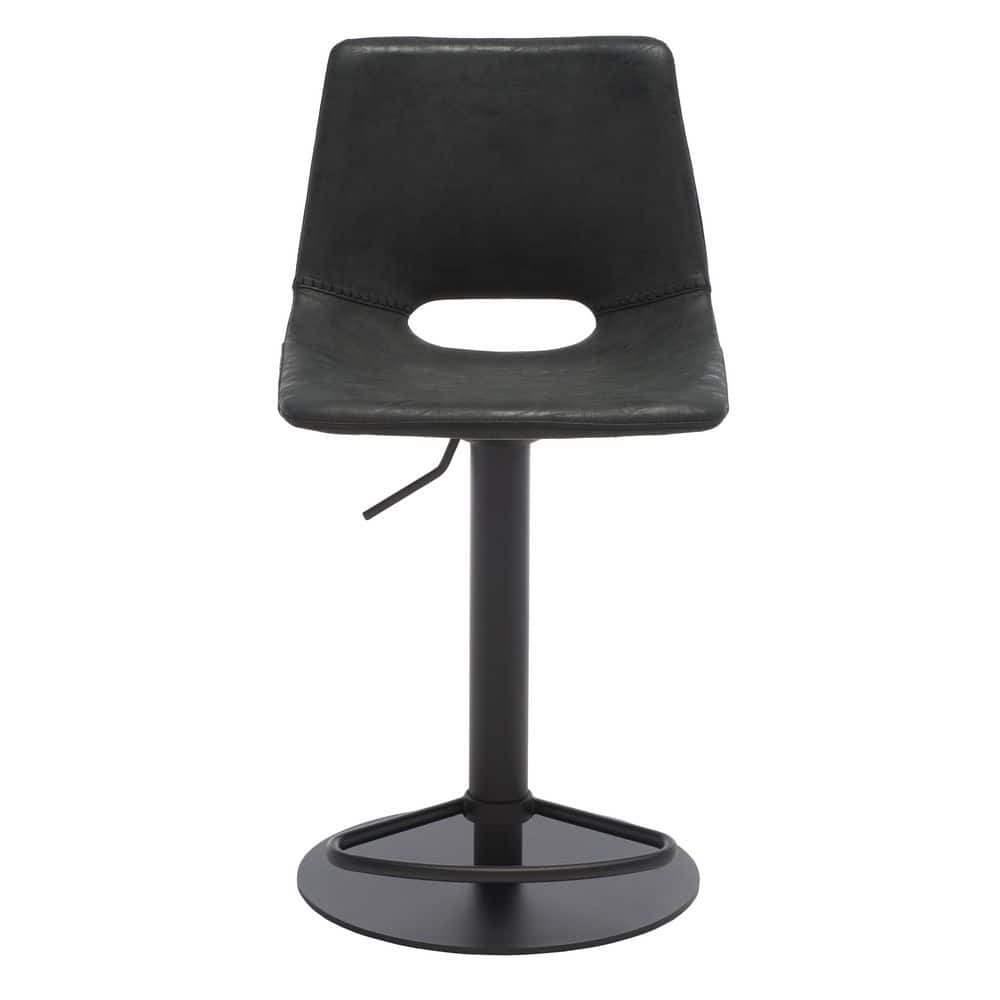 Freya Black Leather Bar Stool price history on PriceWatchPro
