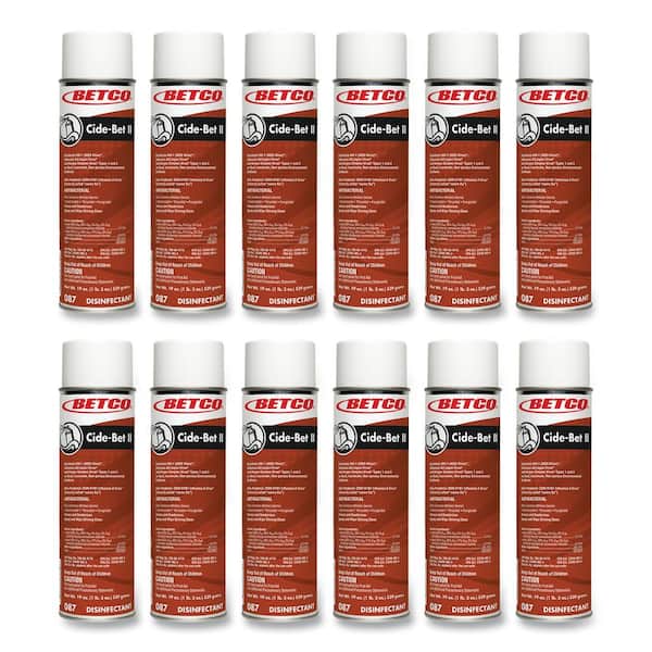 Betco 19 oz. Cide-Bet II Aerosol Floral Scent Disinfecting All-Purpose Cleaner Spray (12-Pack)
