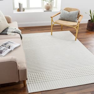Lyna Cream Doormat 3 ft. x 5 ft. Indoor Area Rug