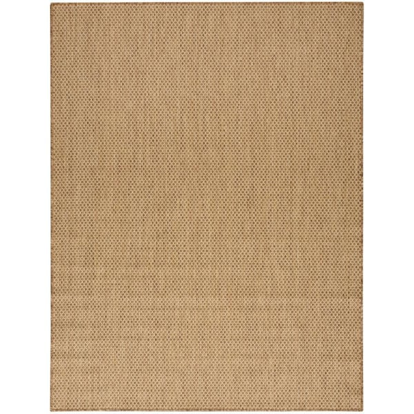 Courtyard Jute 9 ft. x 12 ft. All-over design Contemporary Area Rug