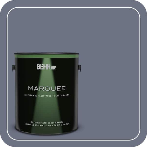 BEHR MARQUEE 1 gal. #MQ5-11 Encore Semi-Gloss Enamel Exterior Paint & Primer
