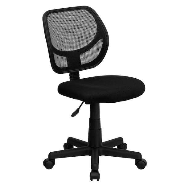 Flash Furniture Mesh Swivel Task Chair in Black