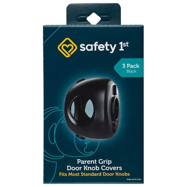 Safety 1st Parent Grip Charcoal Door Knob Covers (4-Pack)