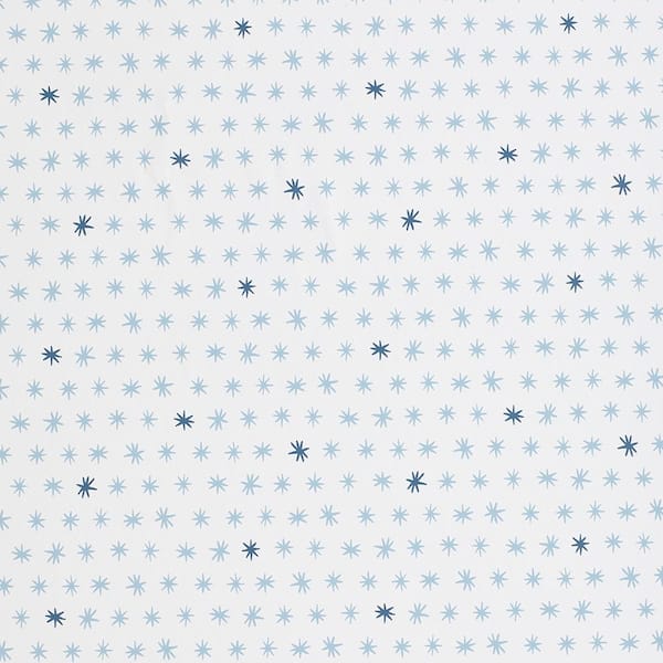 The Company Store Ditsy Stars Blue Non-Pasted Wallpaper Roll (Covers 52 sq. ft.)