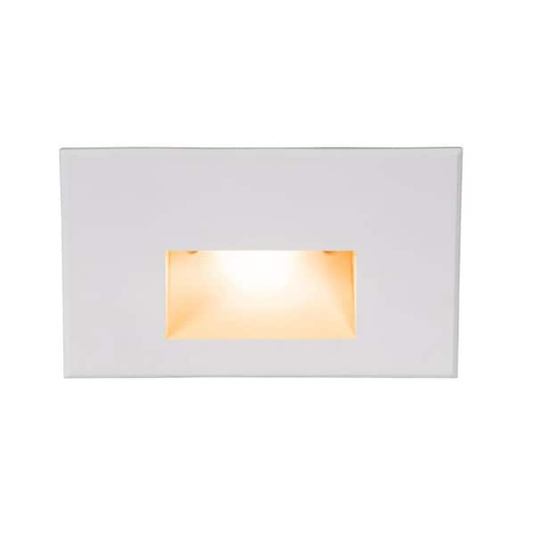 4-Watt Line Voltage 3000K White Integrated LED Horizontal Wall or Stair Light 4-Watt Line Voltage 3000K White Integrated LED Horizontal Wall or Stair Light
