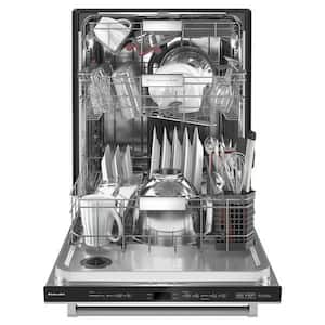 24 in. PrintShield Stainless Steel Top Control Built-in Tall Tub Dishwasher with Stainless Steel Tub, 44 dBA