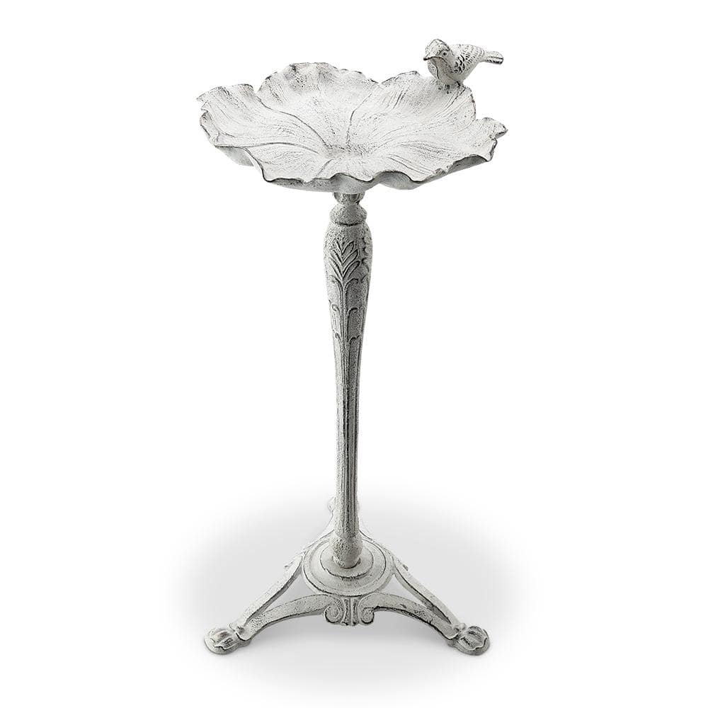 Antiqued Flower Bird Feeder